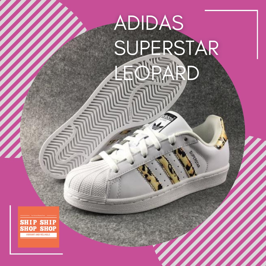 Adidas originals superstar leopard sneaker hot sale