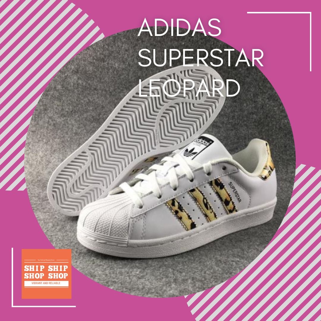 Adidas Superstar Leopard Rare Item Women s Fashion Footwear