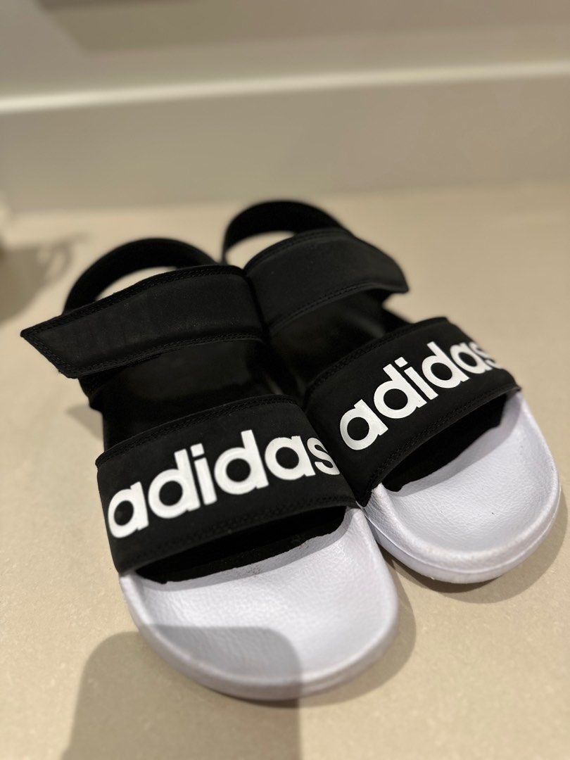 Adidas velcro sales slides womens