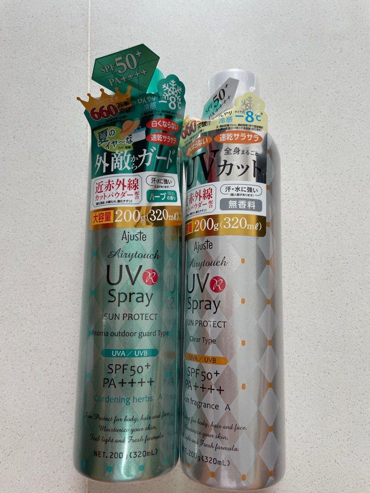 Ajuste UV spray, Beauty & Personal Care, Bath & Body, Body Care on ...