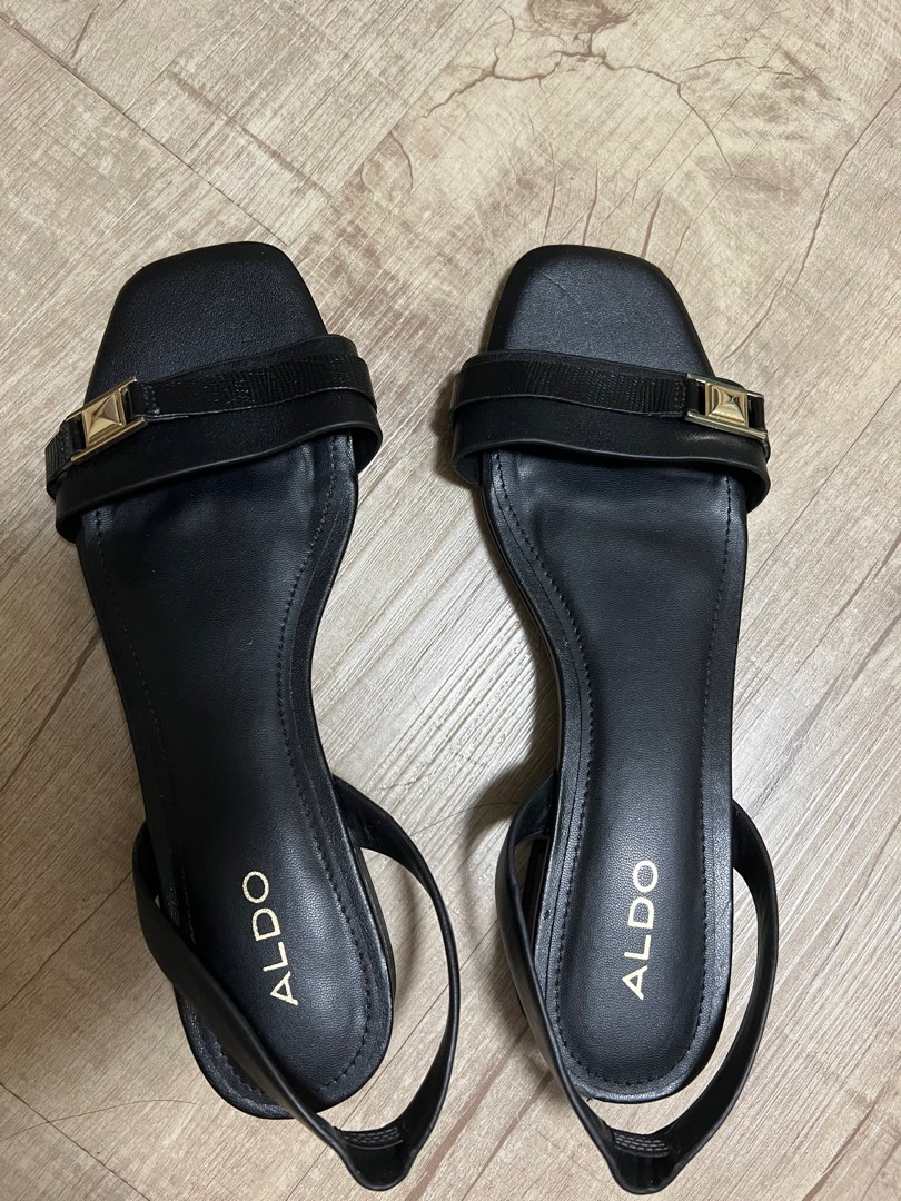 Aldo hotsell black sandals