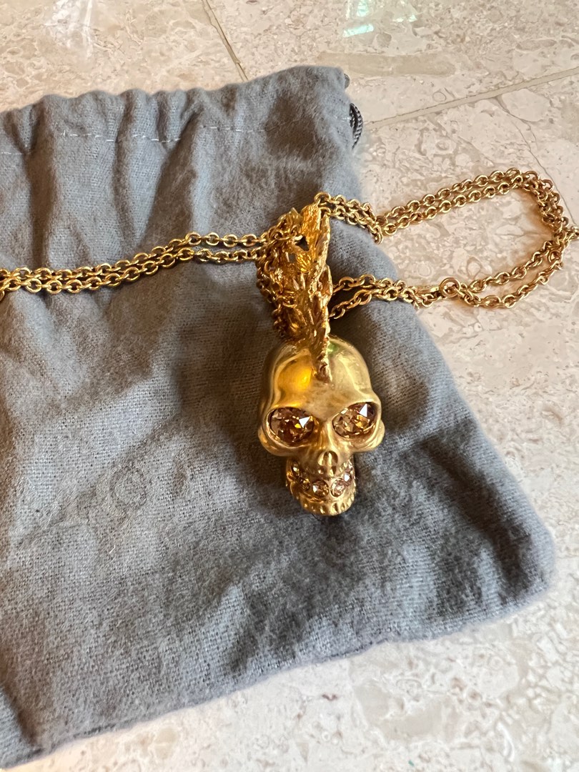 Mcqueen necklace on sale