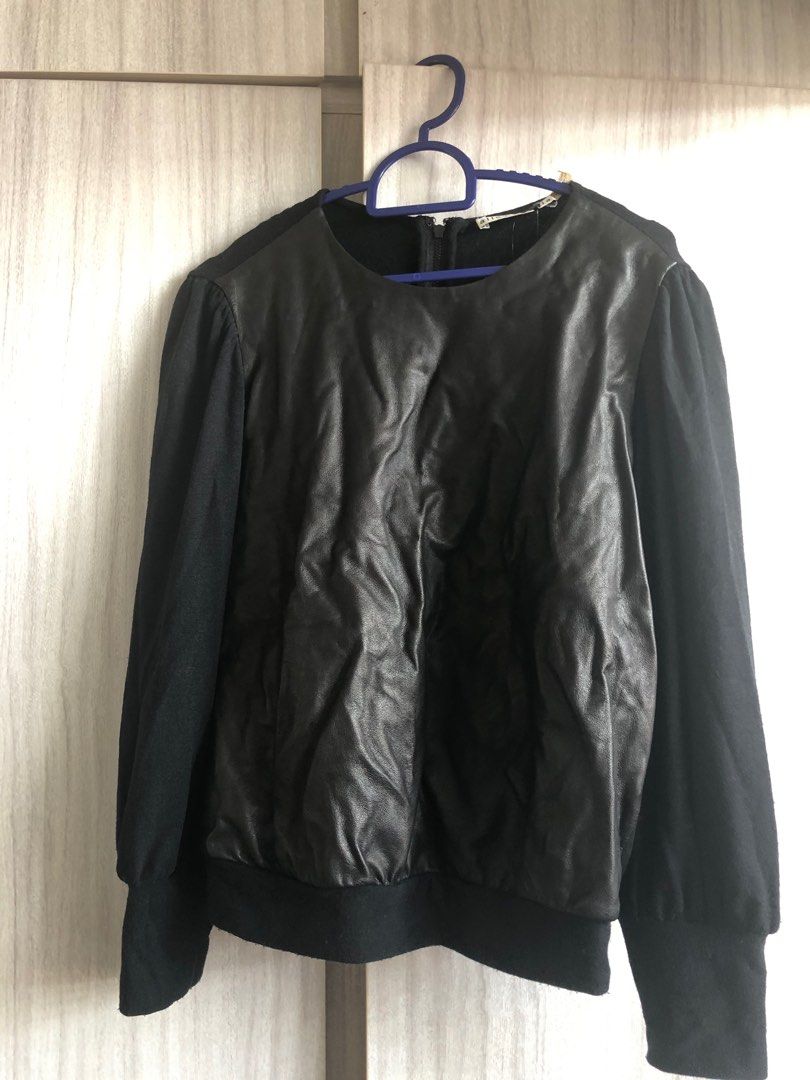 Alice olivia sales leather jacket