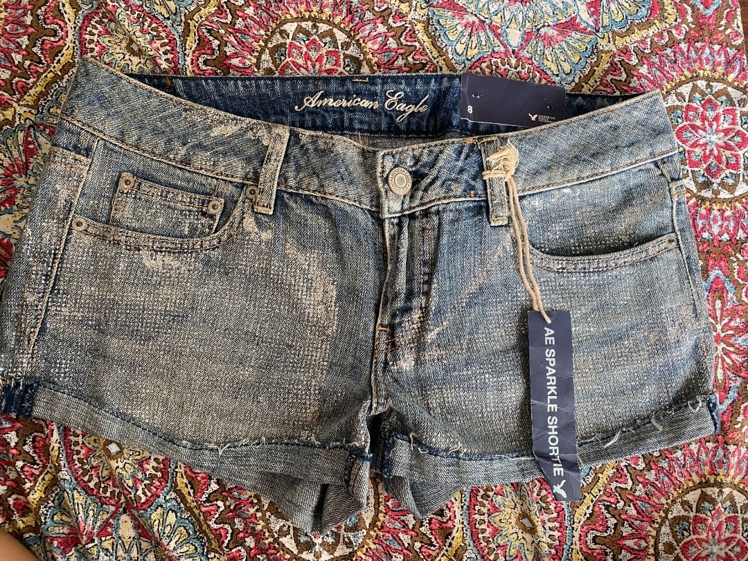 American Eagle Outfitters Sparkle Shorts (Category: Shorts) located in Manila. Submitted by destashingmystuff (Listing ID 1250979193, Image 1). Description: never worn, no ww bnwt.