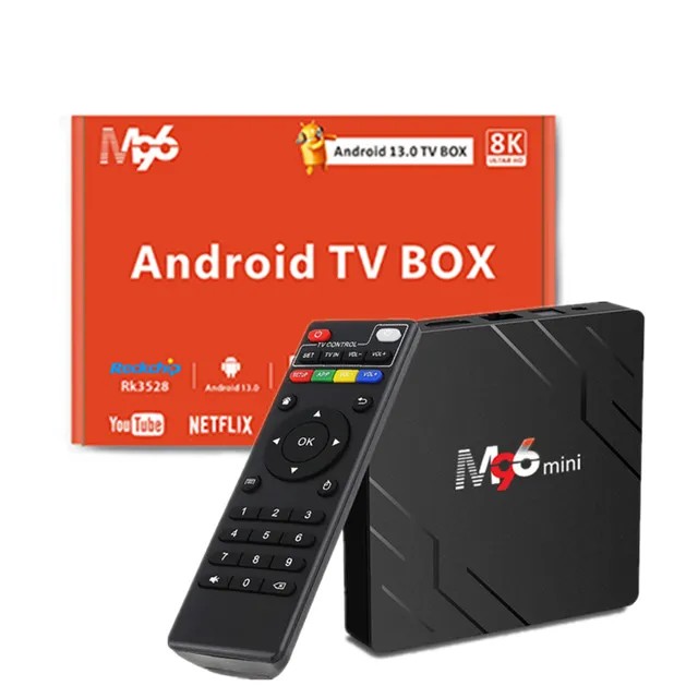 Android 13 Smart TV Box M96-Mini  4GB RAM AND 32GB STORAGE, TV