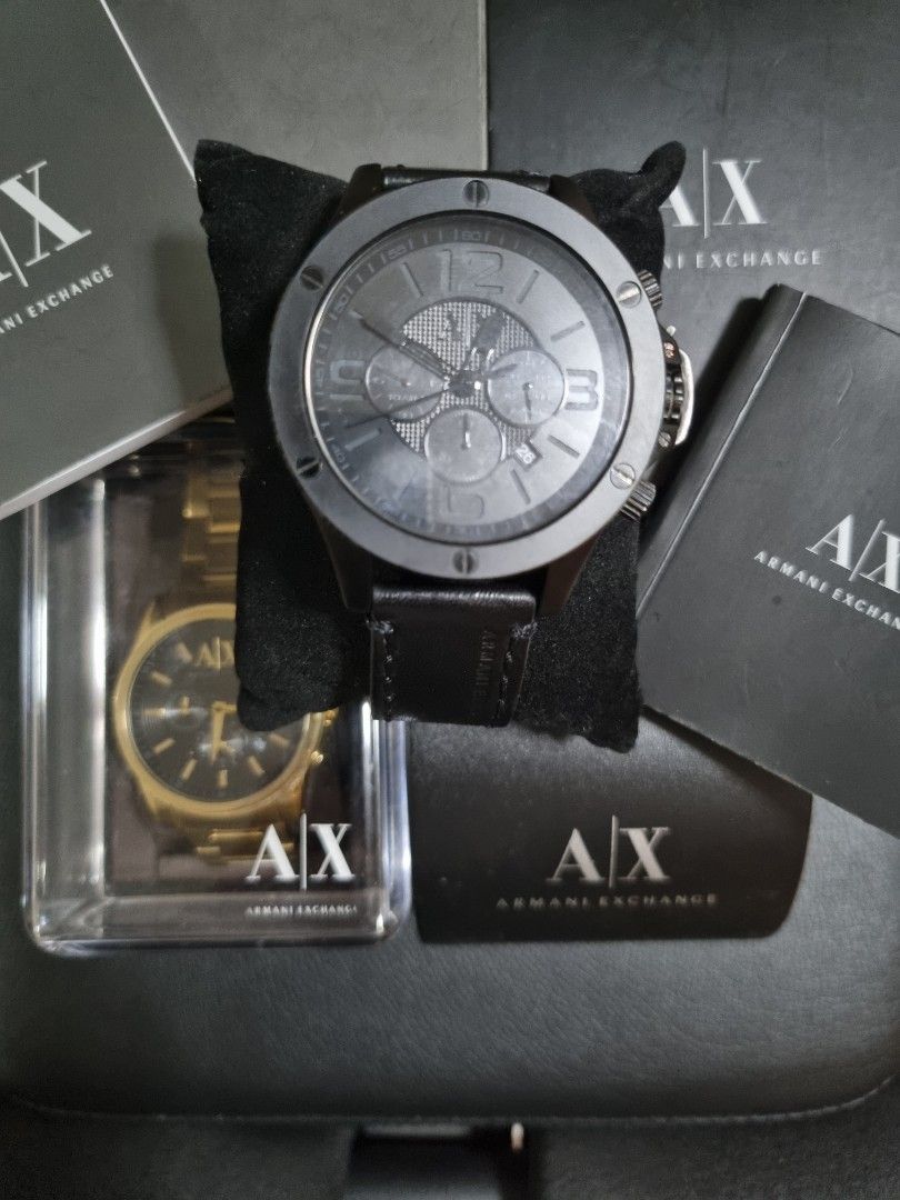 2 X Armani Exchange Luxury Watches on Carousell