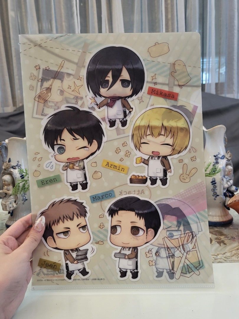 Attack on Titan Folder, Hobbies &amp; Toys, Stationary &amp; Craft, Stationery ...