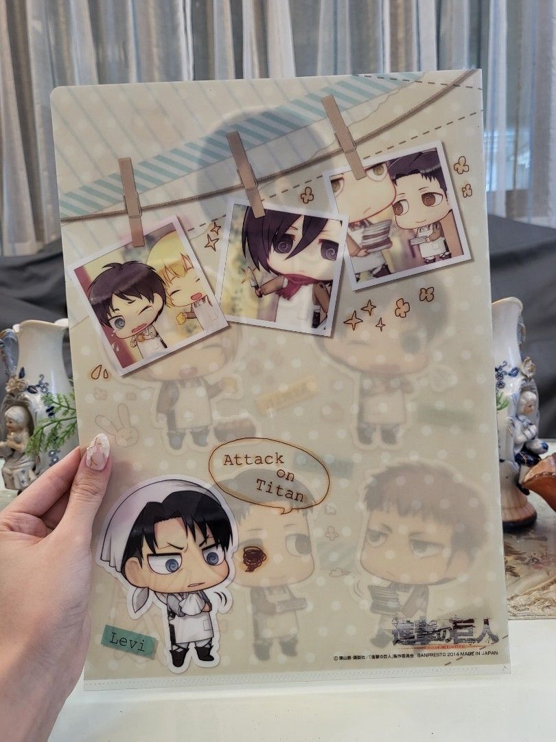 Attack on Titan Folder, Hobbies &amp; Toys, Stationary &amp; Craft, Stationery ...