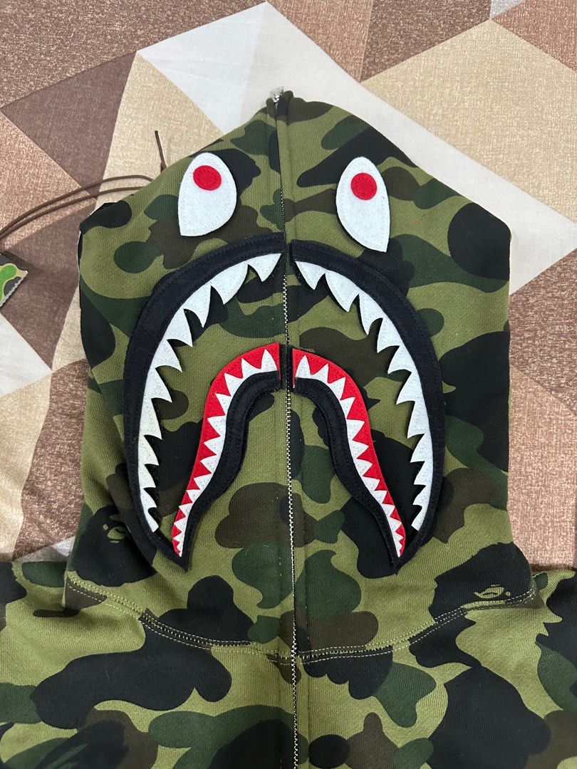 bape shark hoodie authentic