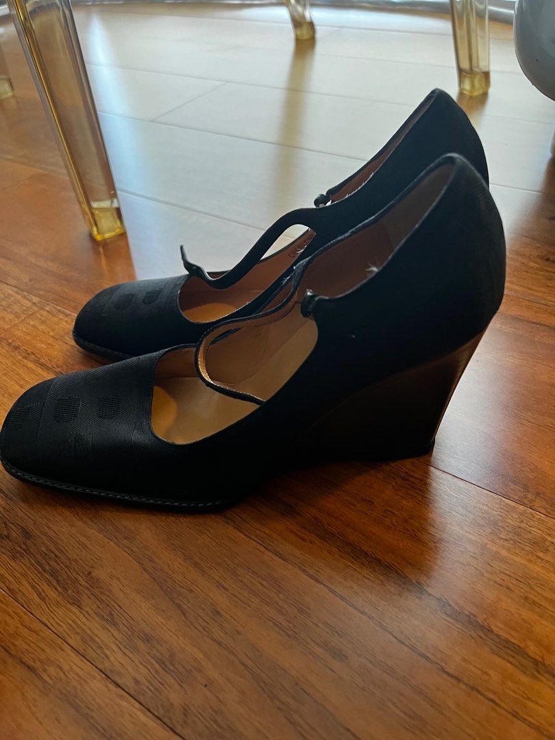 Bally Wedge (Category: Heels) located in Makati City. Submitted by sbjfer (Listing ID 1250948249, Image 2). Description: Lightly used Bally wedge. Leather insoles. .