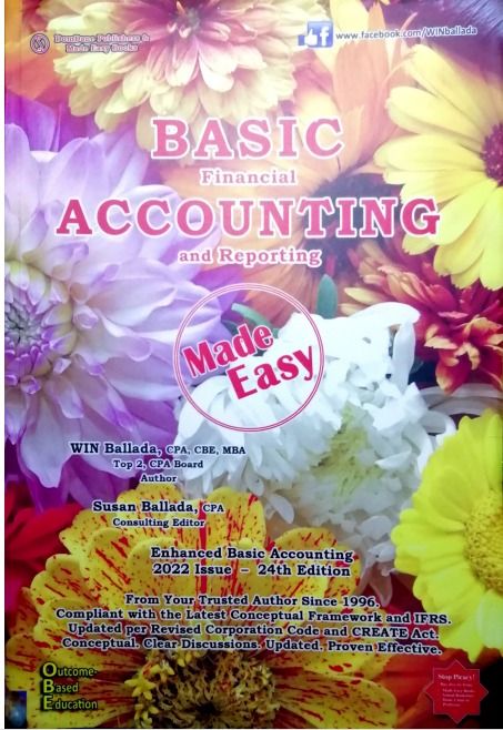 Basic Financial Accounting and Reporting by Ballada 2022 Edition (SOFT COPY) (Category: Textbooks) located in Caloocan City. Submitted by abengcutie (Listing ID 1250948561, Image 1). Description: .