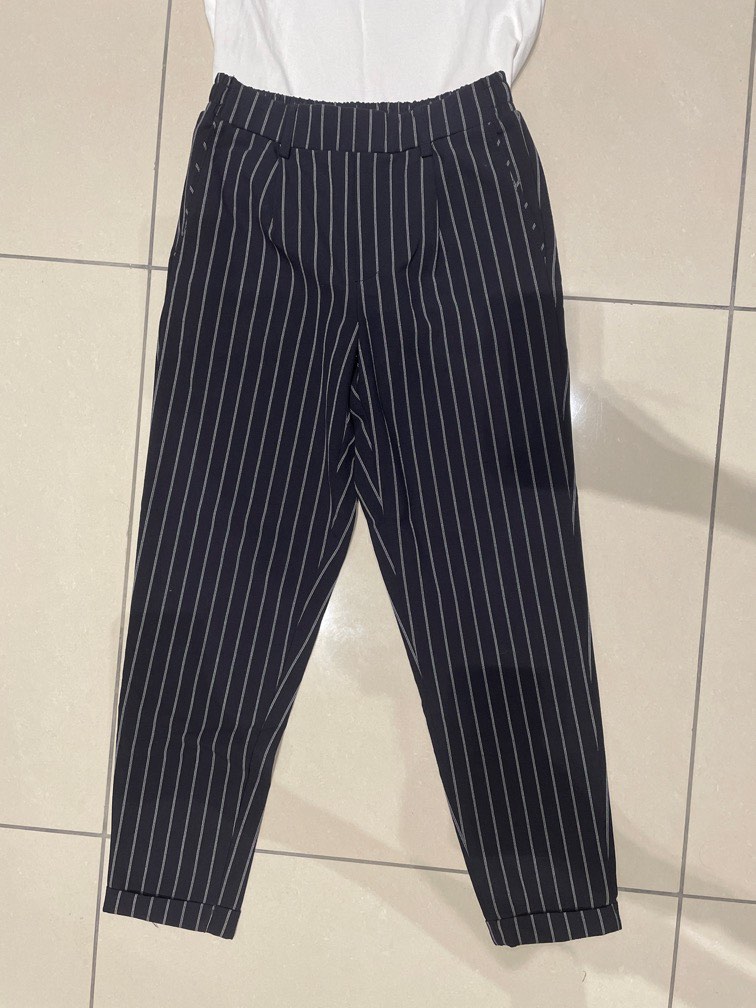 Bershka striped shop pants