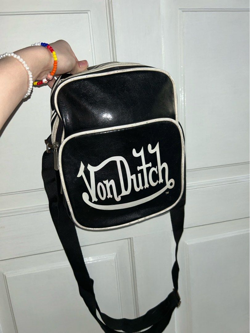 Dutch Anna Bag Von Dutch Bag Black Von Dutch Flying Eyeball Tote