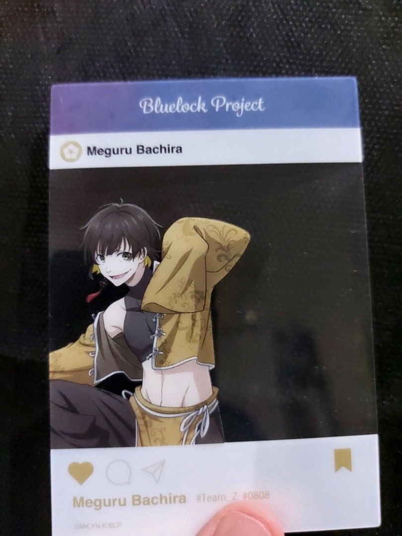 Blue Lock Mini Canvas Magnet Meguru Bachira (Anime Toy