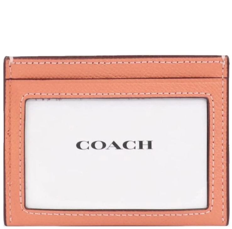 Coach Slim Card ~ID case in Crossgrain Leather CH145 Pick one