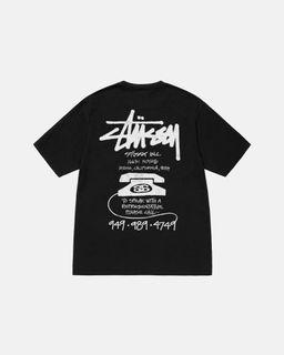 BRAND NEW Authentic) Stussy SS23 Oval Corp Pigment Dyed Tee, Men's