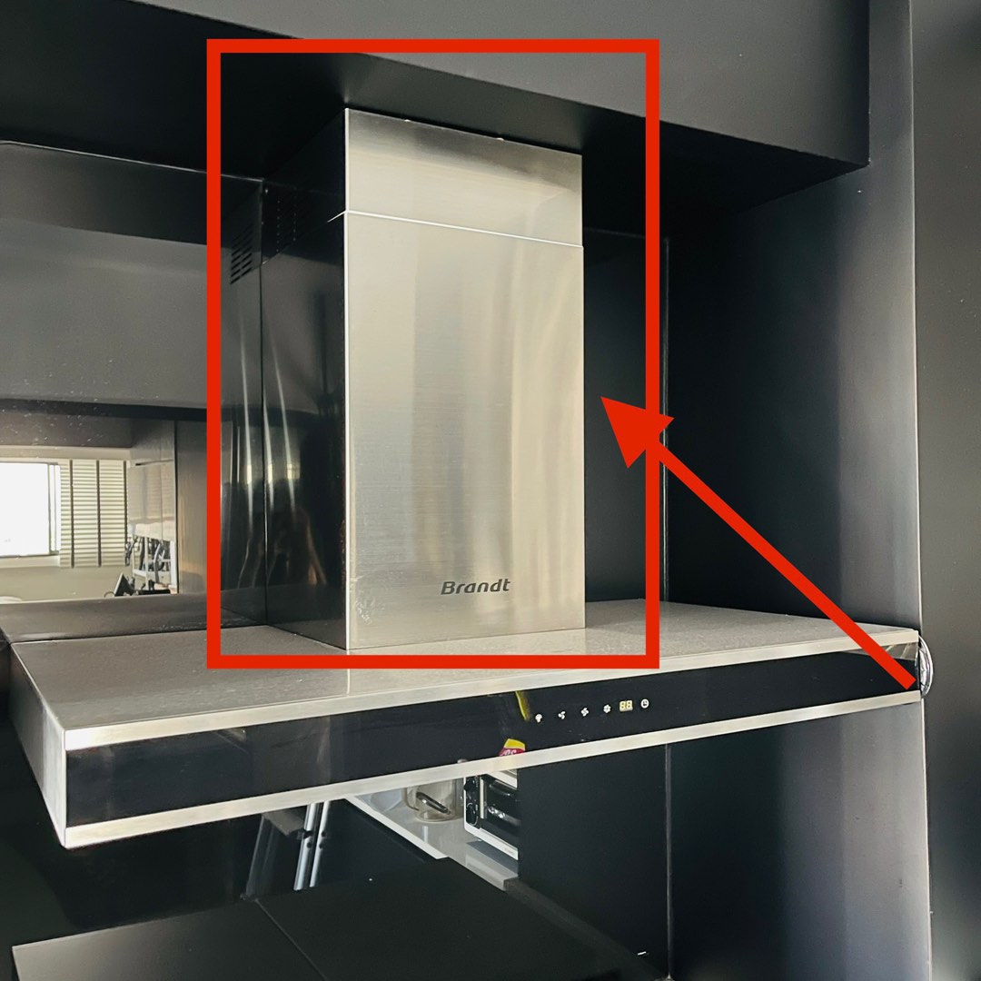 Brandt Cooker Hood Chimney Cover / Tunnel, Furniture & Home Living