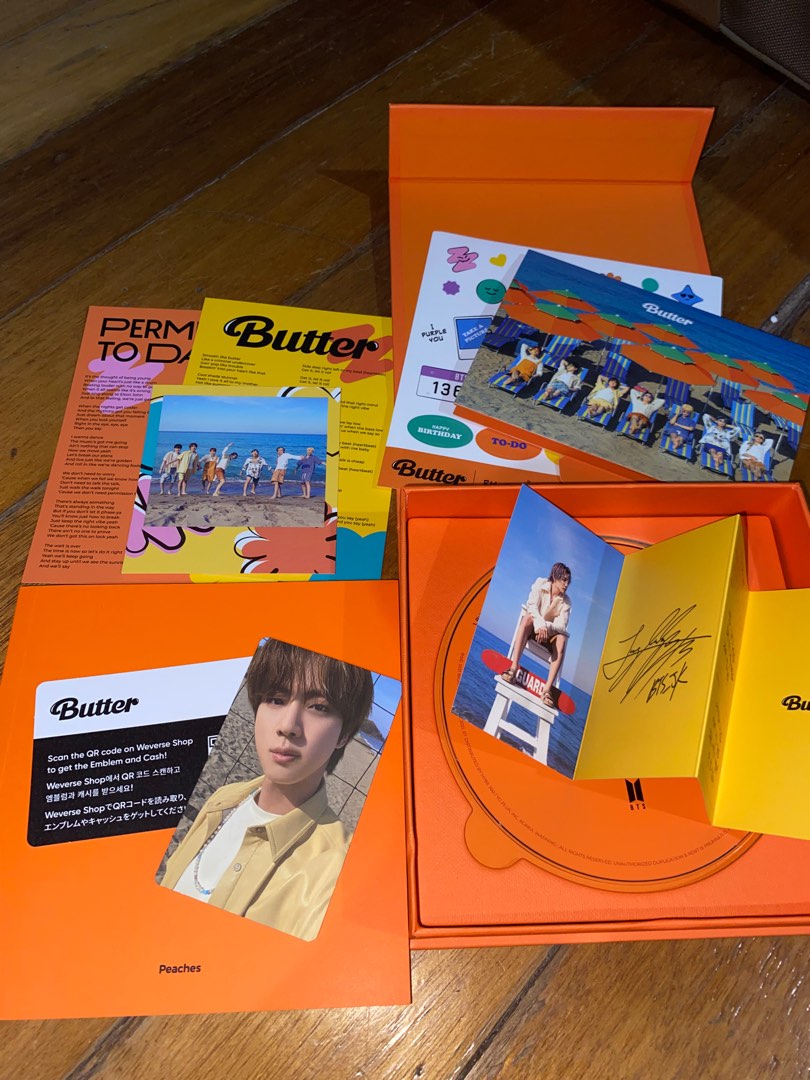 BTS Butter Album Set V PC & Jin with JK on Carousell