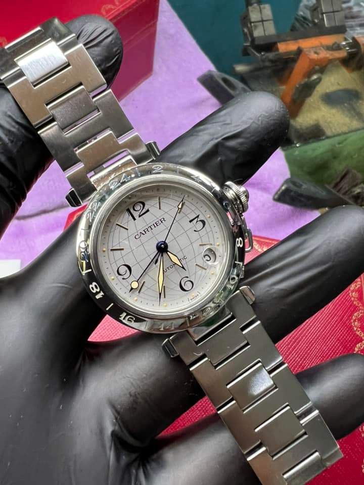C A R T I E R PASHA C GMT Women s Fashion Watches Accessories Watches on Carousell