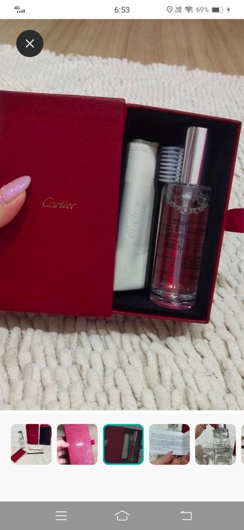 CARTIER CLEANING KIT SET PROFESSIONAL FINE LUXURY JEWELRY WATCH GOLD SILVER DIAMOND DEEP CLEAN CLEANING CLEANSING MADE IN FRANCE
