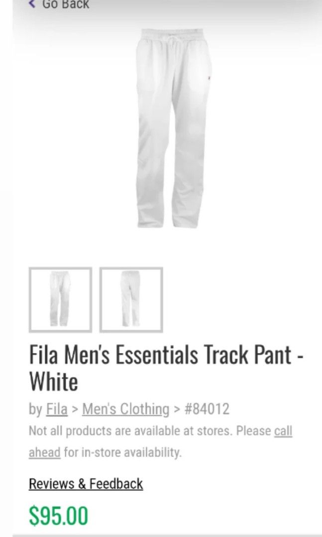 Fila Men's Essentials Track Pant
