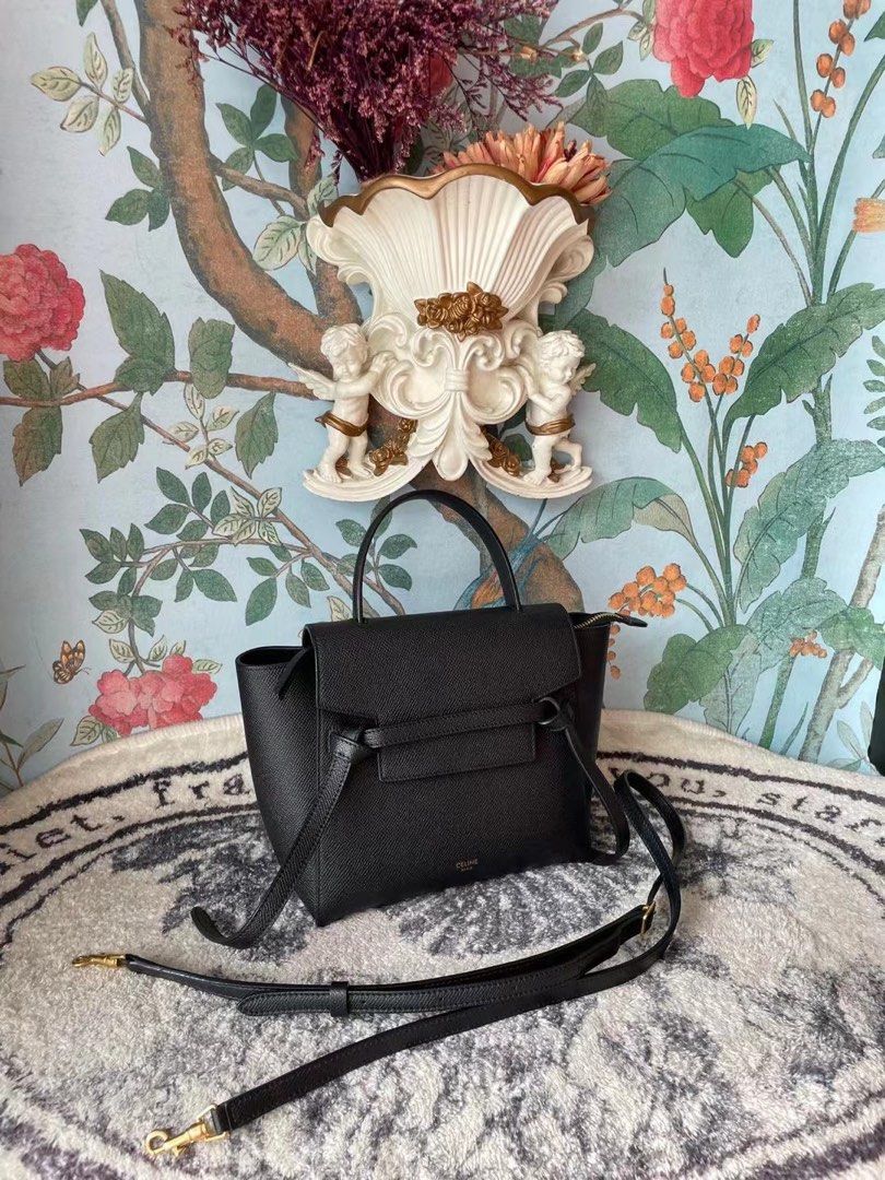Celine belt on sale bag nano black