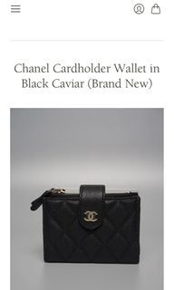 chanel coco caviar bag black