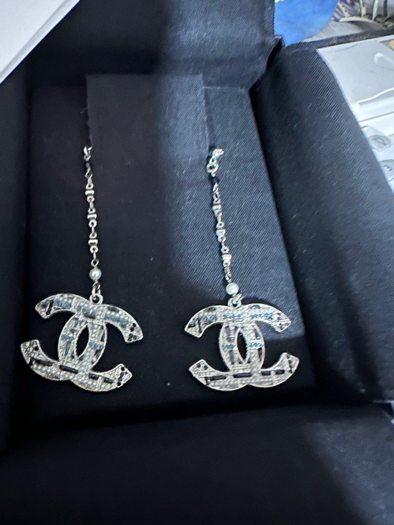 Cc earrings cheap sales
