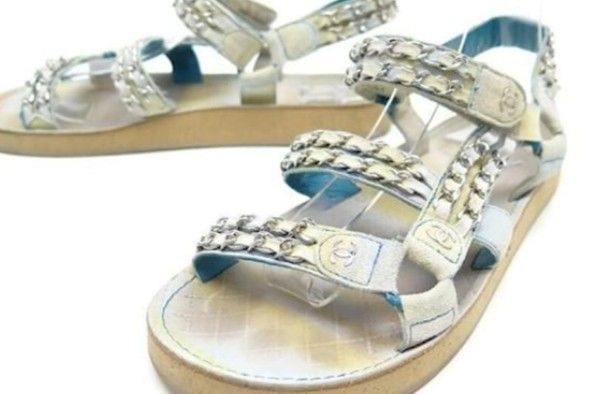 Pastel online chanel sandals