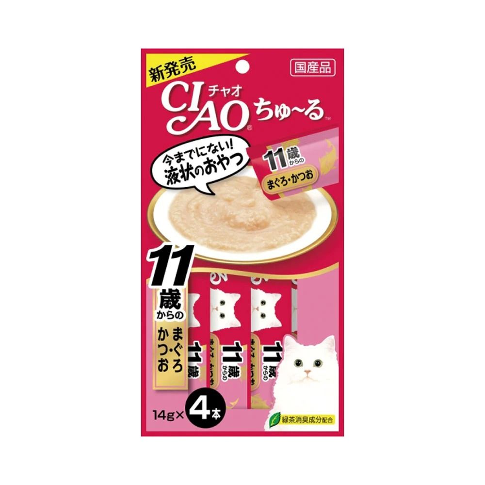 CIAO Churu & Inaba Churu Cat Treat Snack Stick Hairball Control Creamy