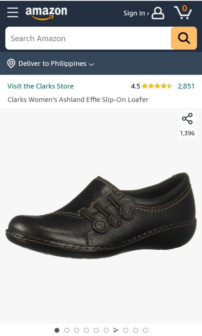 Clarks ashland hotsell effie slip on