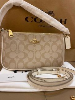 Coach Nolita 19 White Signature, Luxury, Bags & Wallets on Carousell