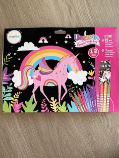 Coloring set unicorn