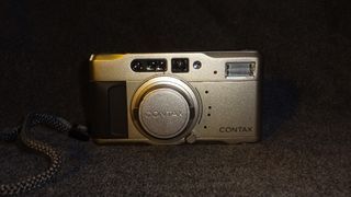 Contax TVS film camera with Vario Sonnar 3.5-6.5 / 28-58mm lens