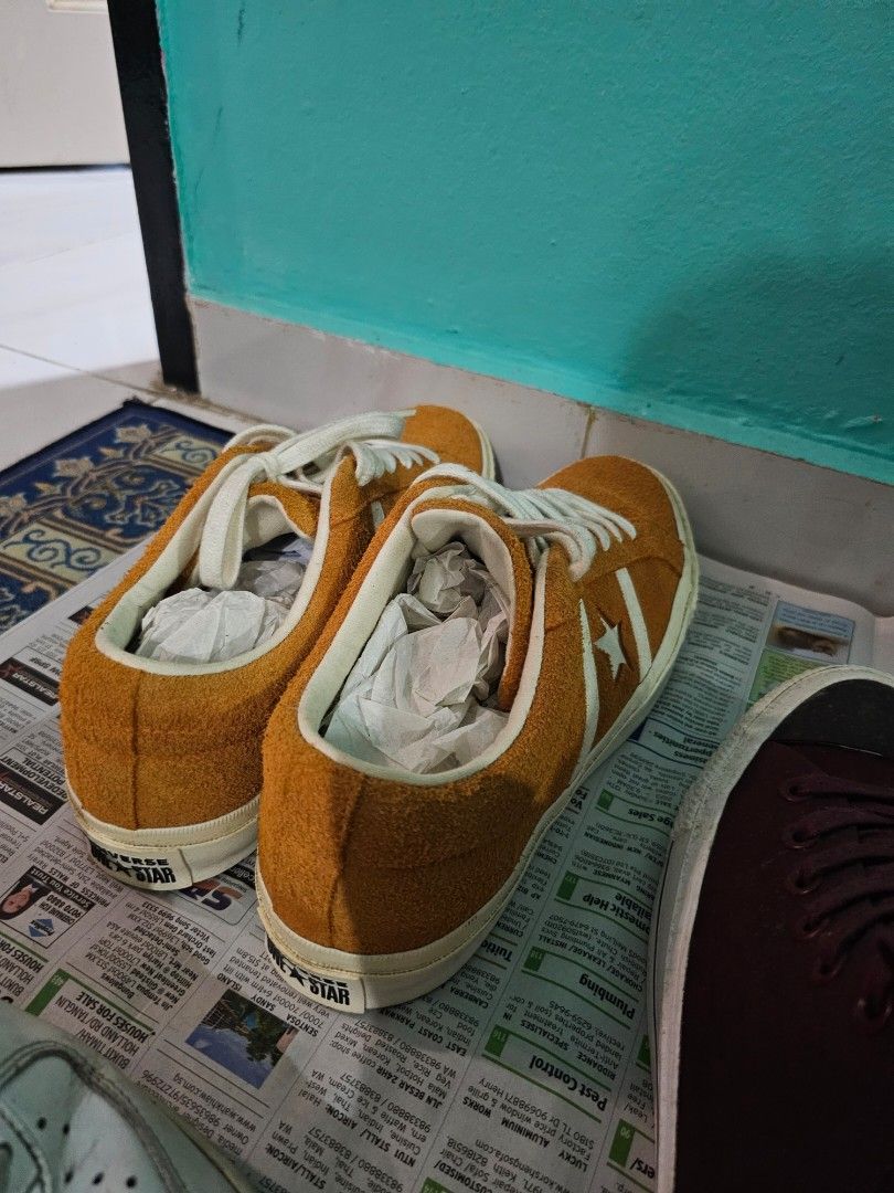 Mustard converse one star online
