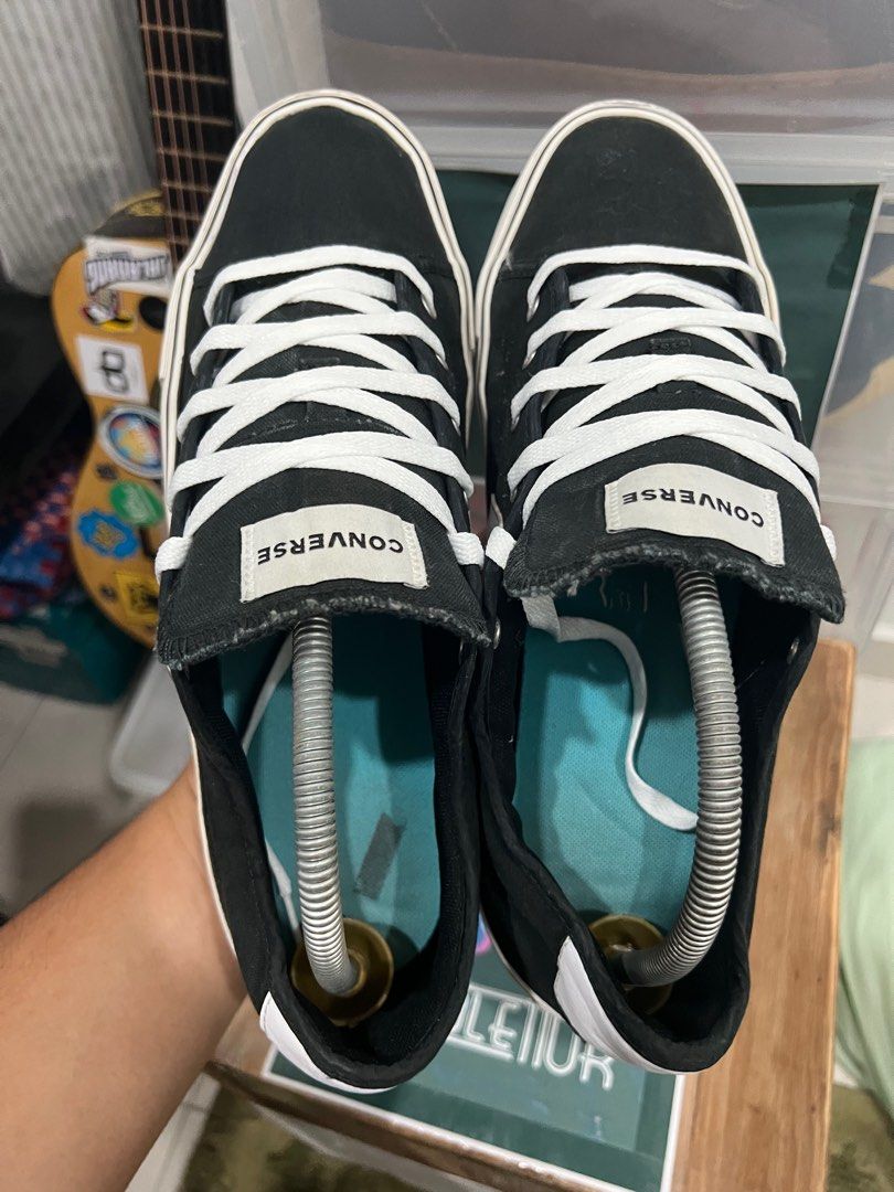 Converse One Star Replay Canvas Black White 12UK Everything Else
