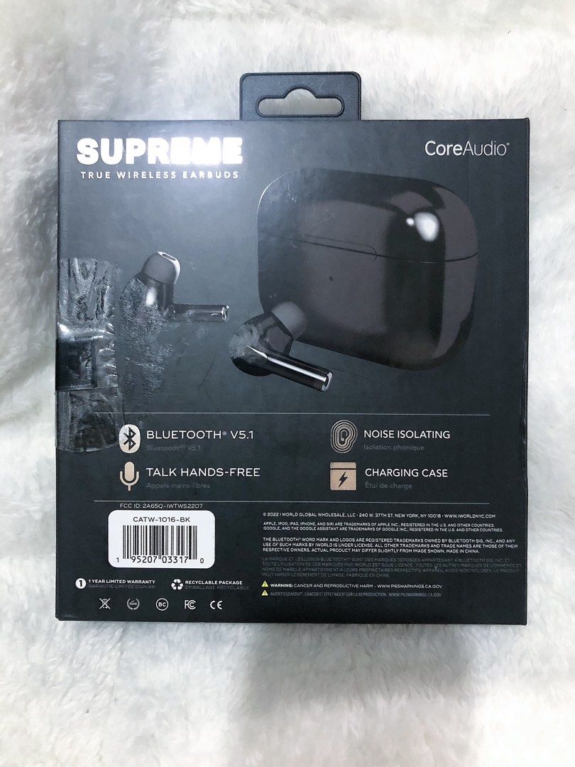Core Audio wireless earbuds