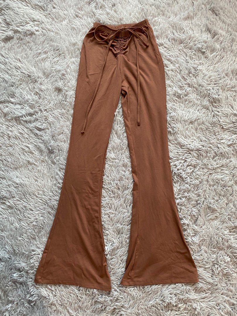 cotton on brown flared leggings, Women's Fashion, Bottoms, Jeans