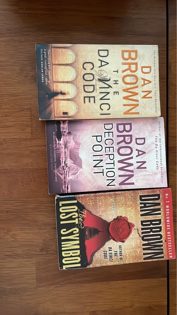 Dan Brown books, Hobbies & Toys, Books & Magazines, Fiction & Non