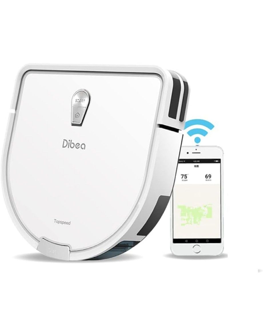 Dibea Smart Robotic Vacuum Cleaner Gt200, TV & Home Appliances, Vacuum
