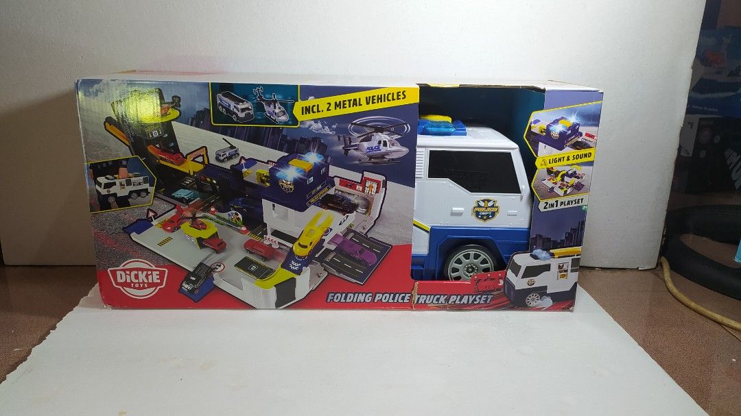 dickie toys police van