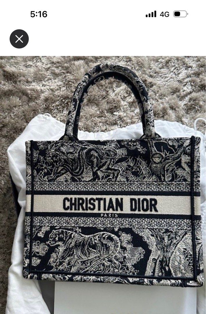 Christian Dior Vintage Logo Embroidered Denim Mini Bag Handbag Cotton Rank  AB