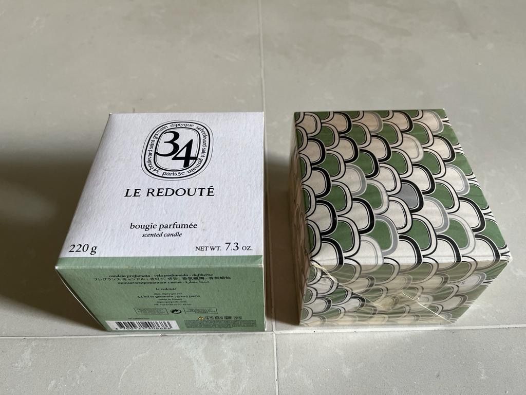 DIPTYQUE Le Redoute scented candle 220g (100 new), Furniture & Home