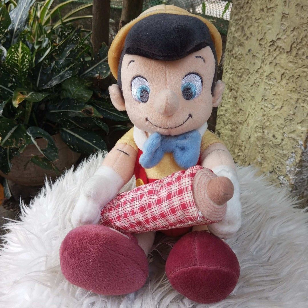 Pinocchio plush disney store deals