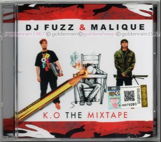 DJ FUZZ & MALIQUE (TOO PHAT & JOE FLIZZOW) - K.O The MixTape 2023 UNIVERSAL MUSIC ORIGINAL CD (Hip-Hop / Rap)