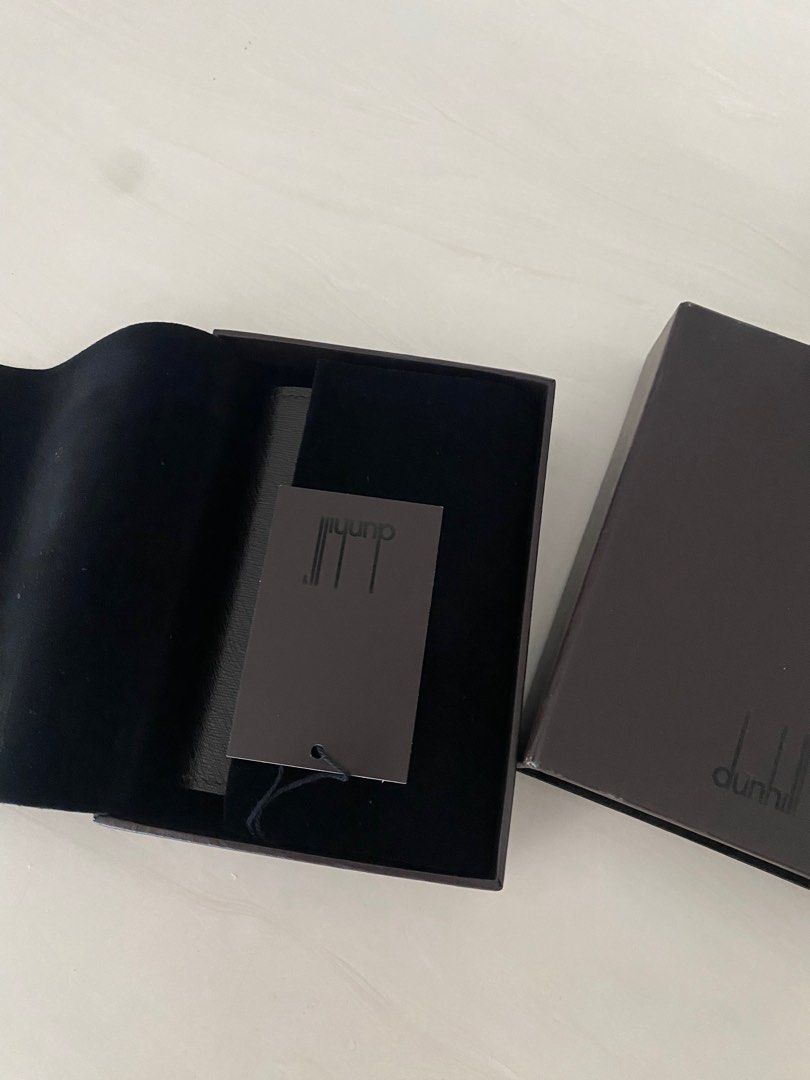 DUNHILL leather card and key case