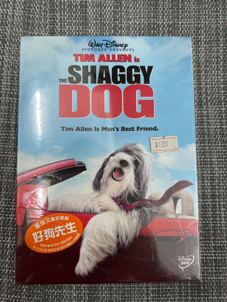 DVD 6022 (全新) 好狗先生The Shaggy Dog 迪士尼/Disney , 興趣及遊戲