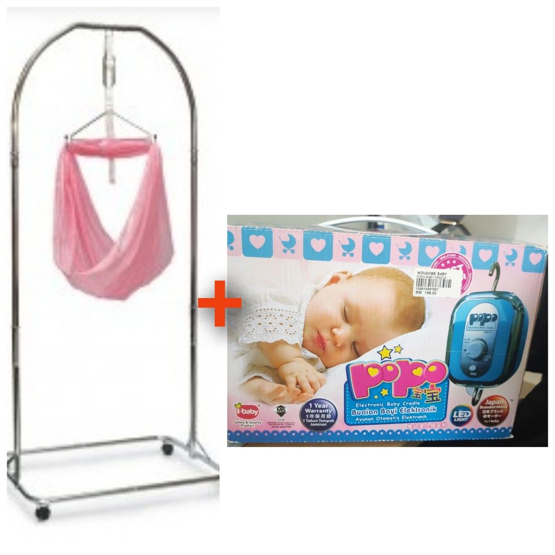 Electrical Cradle motor and stainless steel frame set, Babies & Kids ...