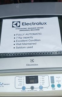 Electrolux Hydrosonic Washer dryer