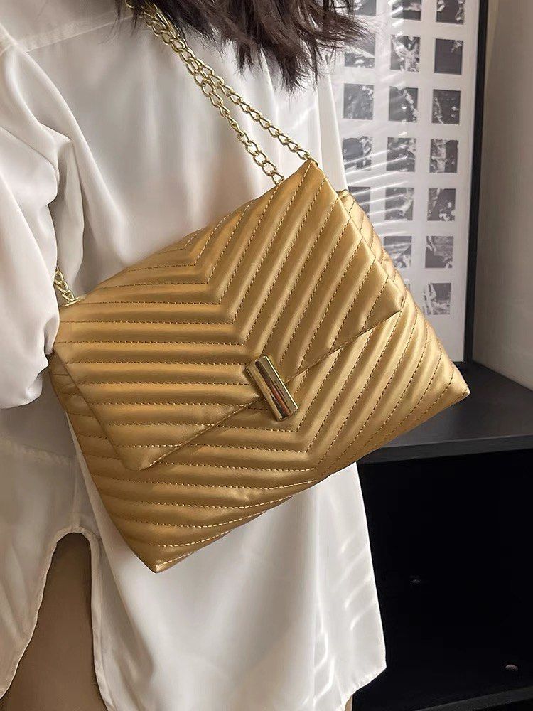 Gold crossbody outlet clutch